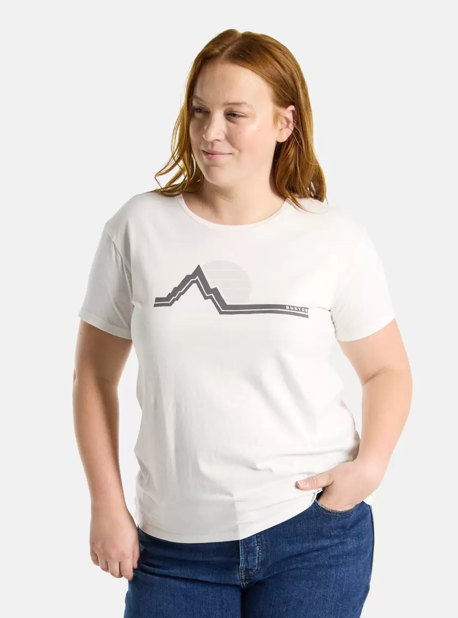 Burton - T-Shirt À Manches Courtes Classic Retro Femme Femme En Ligne T-Shirts
