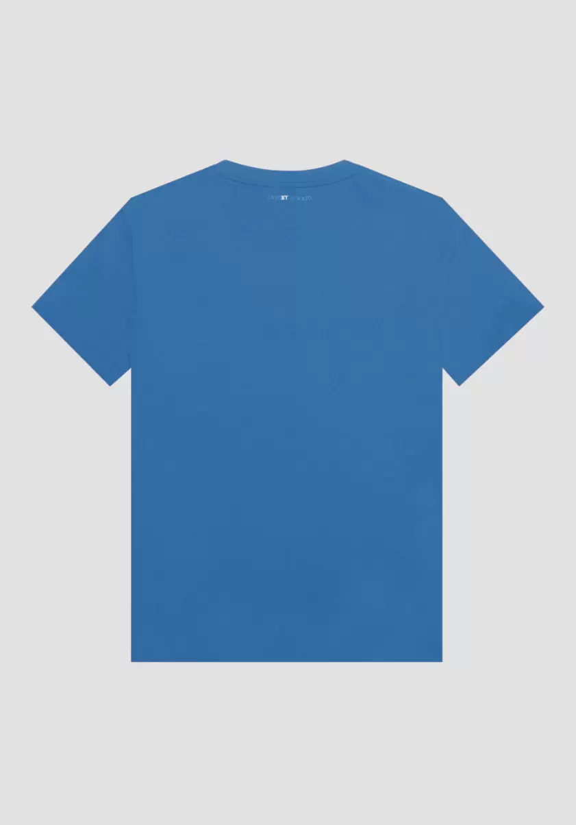 Cobalt T-Shirts Et Polos Homme Antony Morato T-Shirt Regular Fit 100 % Coton Avec Imprimé Bande Dessinée - 1