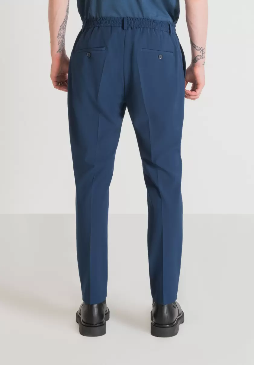 Pantalons Antony Morato Homme Avio Pantalon Regular Fit « Cora » En Tissu De Viscose Mélangée Élastique - 2