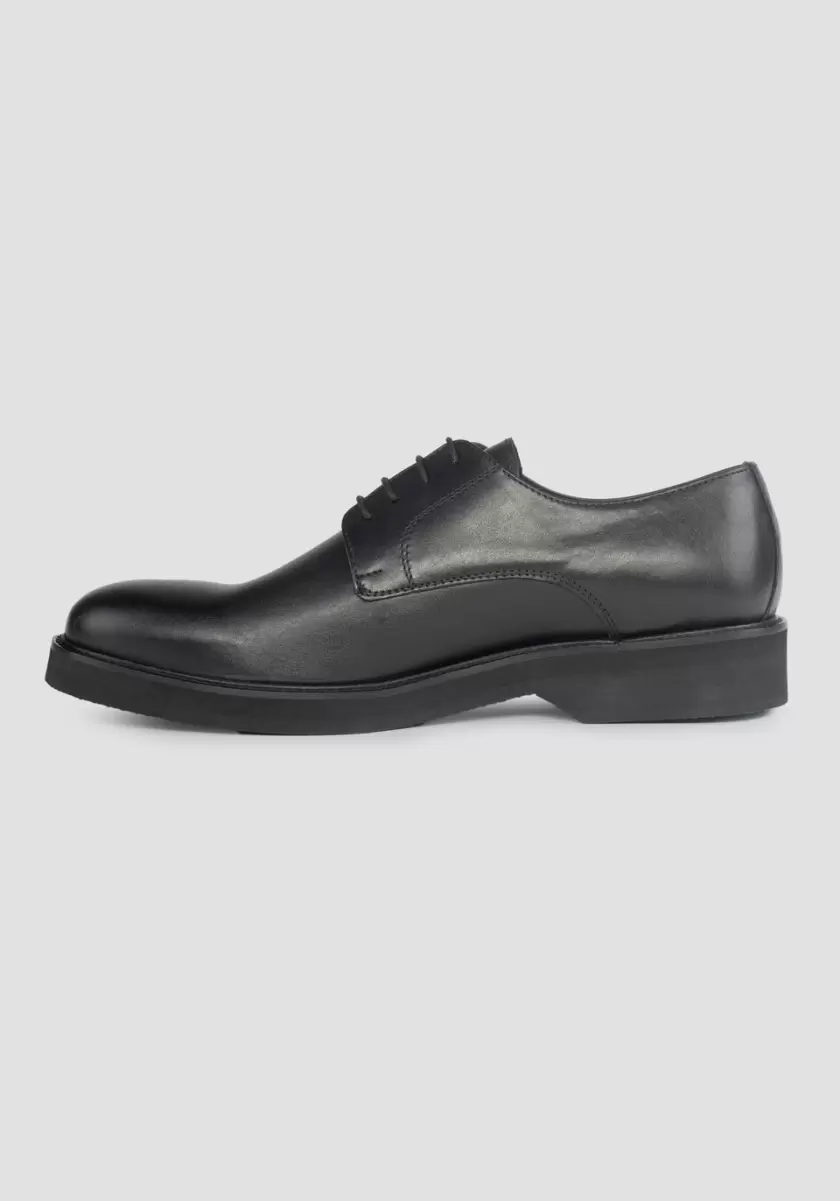 Chaussures Formelles Noir Derbies « Sean » En Cuir Homme Antony Morato - 1