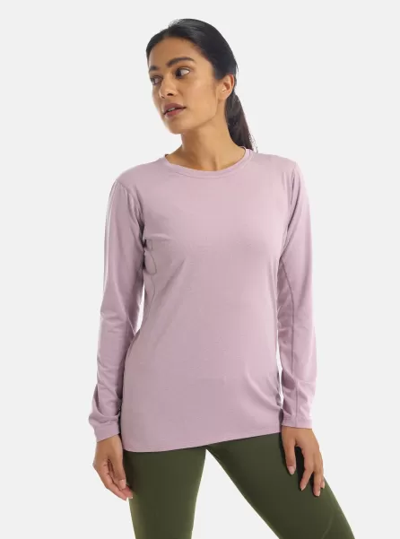 Burton - T-Shirt À Manches Longues Multipath Essential Tech Femme Sous-Couches Et Sous-Vêtements Femme Accessible