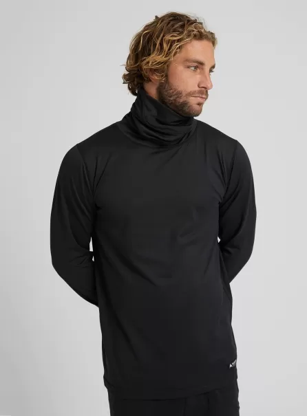 Traditionnel Burton - Chemise À Col Montant Sous-Vêtement Intermédiaire Homme Homme Sous-Couches Et Sous-Vêtements